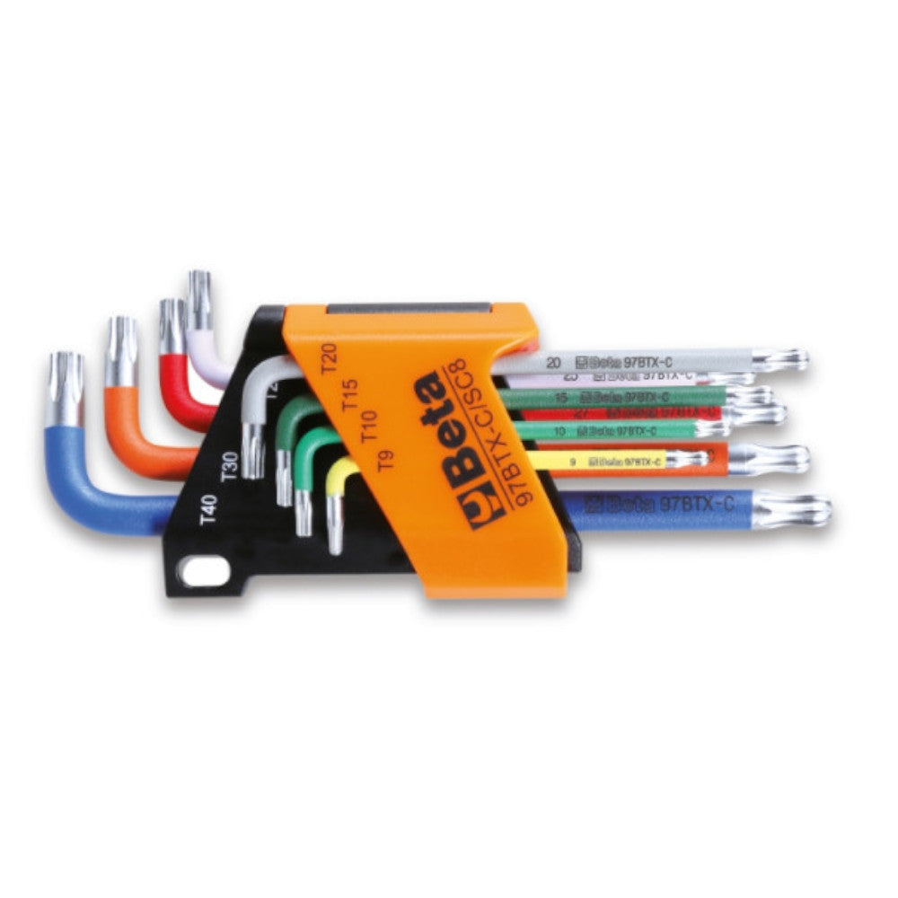 Beta Ball Ended Torx Key Set Colour-Coded 8 Piece | 000971658