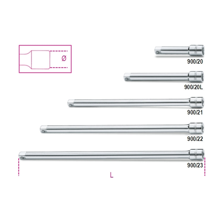 Beta 900 1/4" Extension Bars