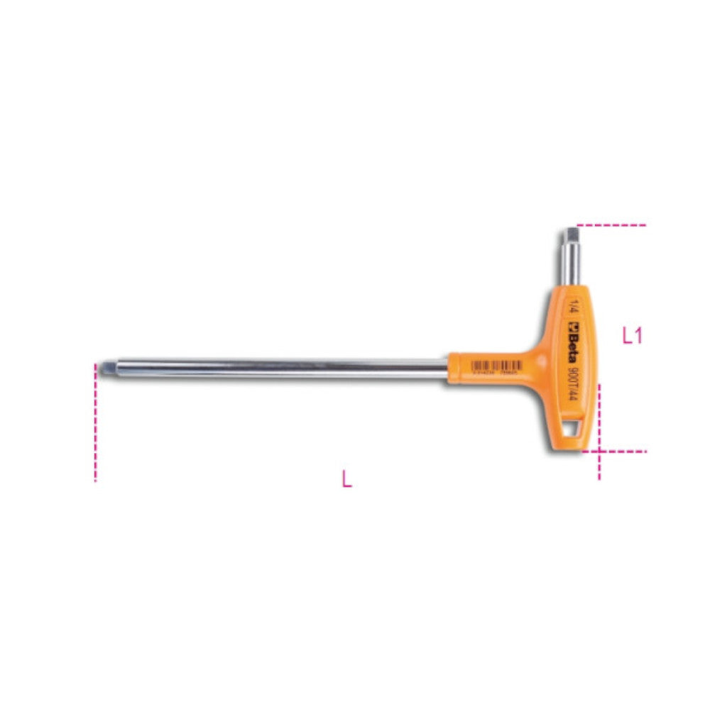 Beta 900 1/4" Socket Driver, high torque handle | 009000860
