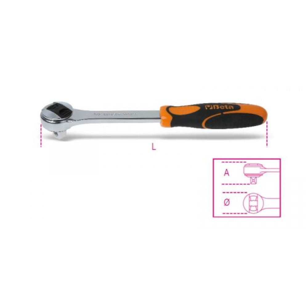 Beta 920/55 1/2" Drive Reversible Ratchet | 009209882