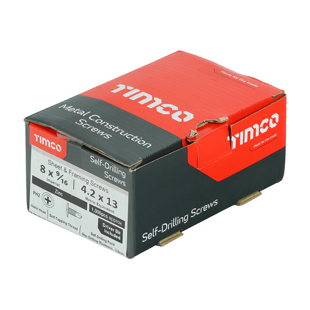 TIMCO Wafer Head Self Drilling Screws – Quick Fixing for Drywall Track