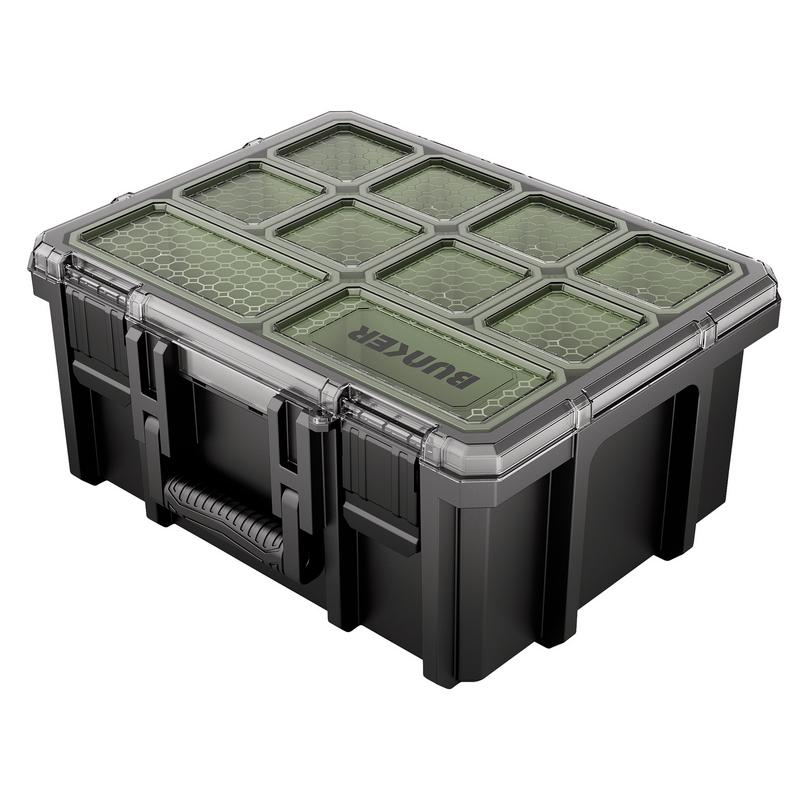Bunker Deep Organiser Case with 20 Compartments