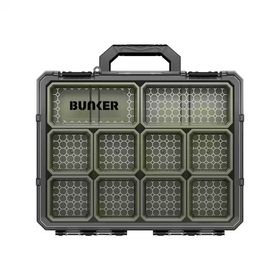 Bunker Slim Organiser Case with 10 Compartments