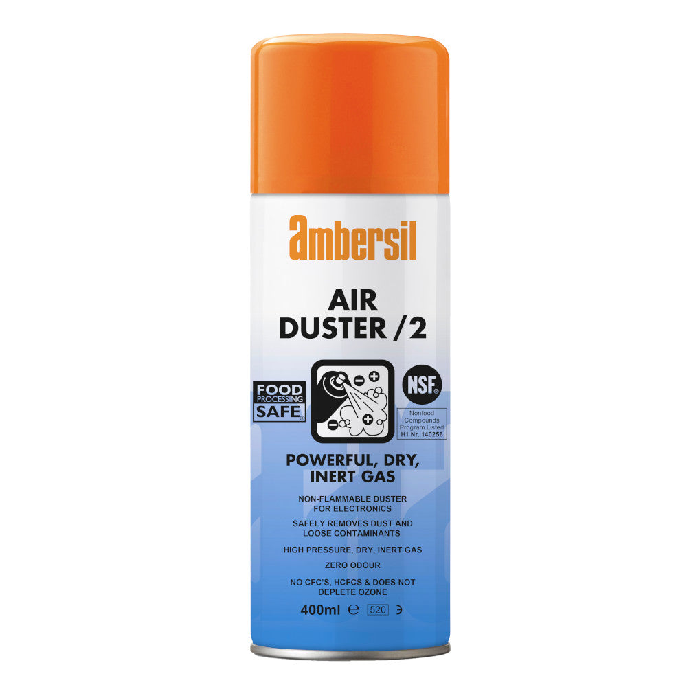 Ambersil Air Duster 2 Non-Flammable Electronics Cleaner 400ml