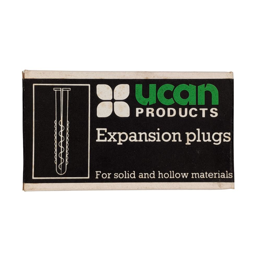 Ucan White Plastic Expansion Plugs For 4g Screws (Box of 200)