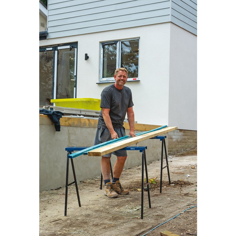 Draper Pair of Fold Down Trestles 52072
