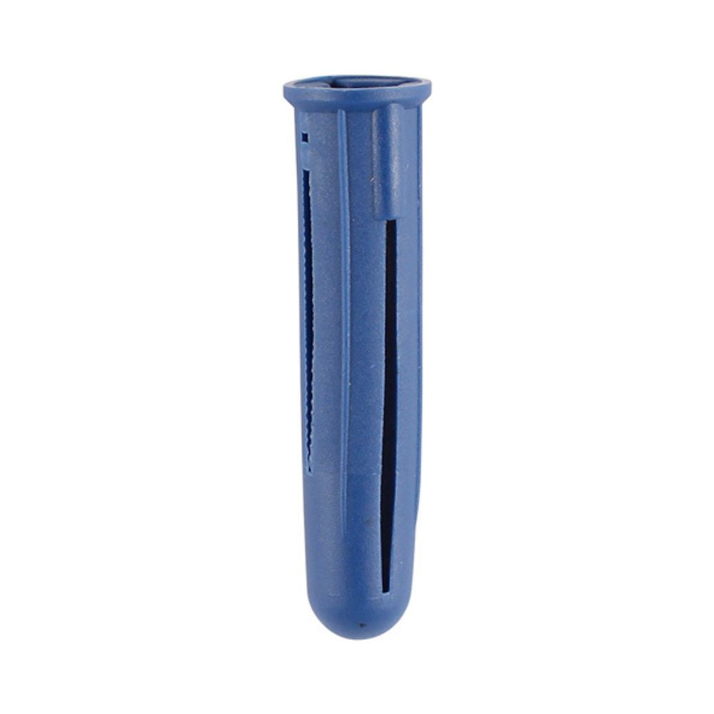 Blue Plastic Wall Plugs 10mm Box of 40