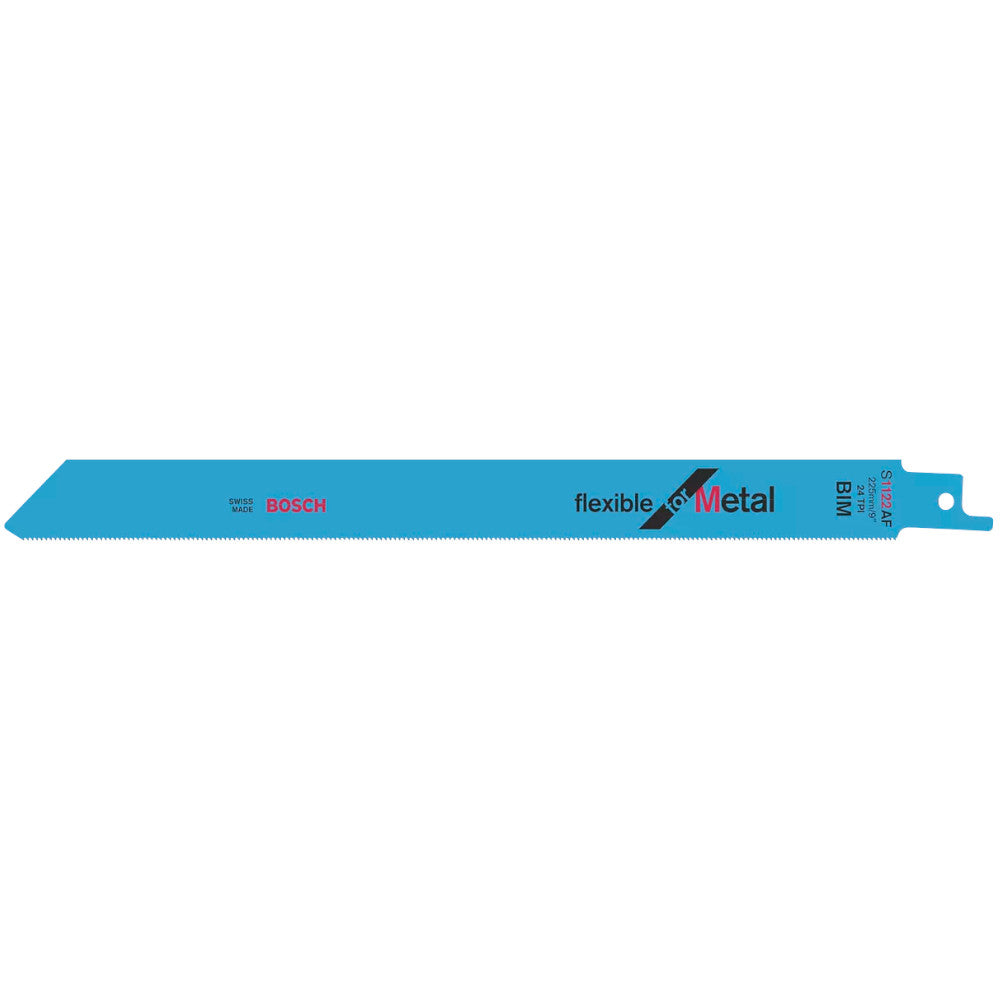 Bosch S1122AF Reciprocating Saw Blades Flexible for Metal 9" / 225mm Pack of 5