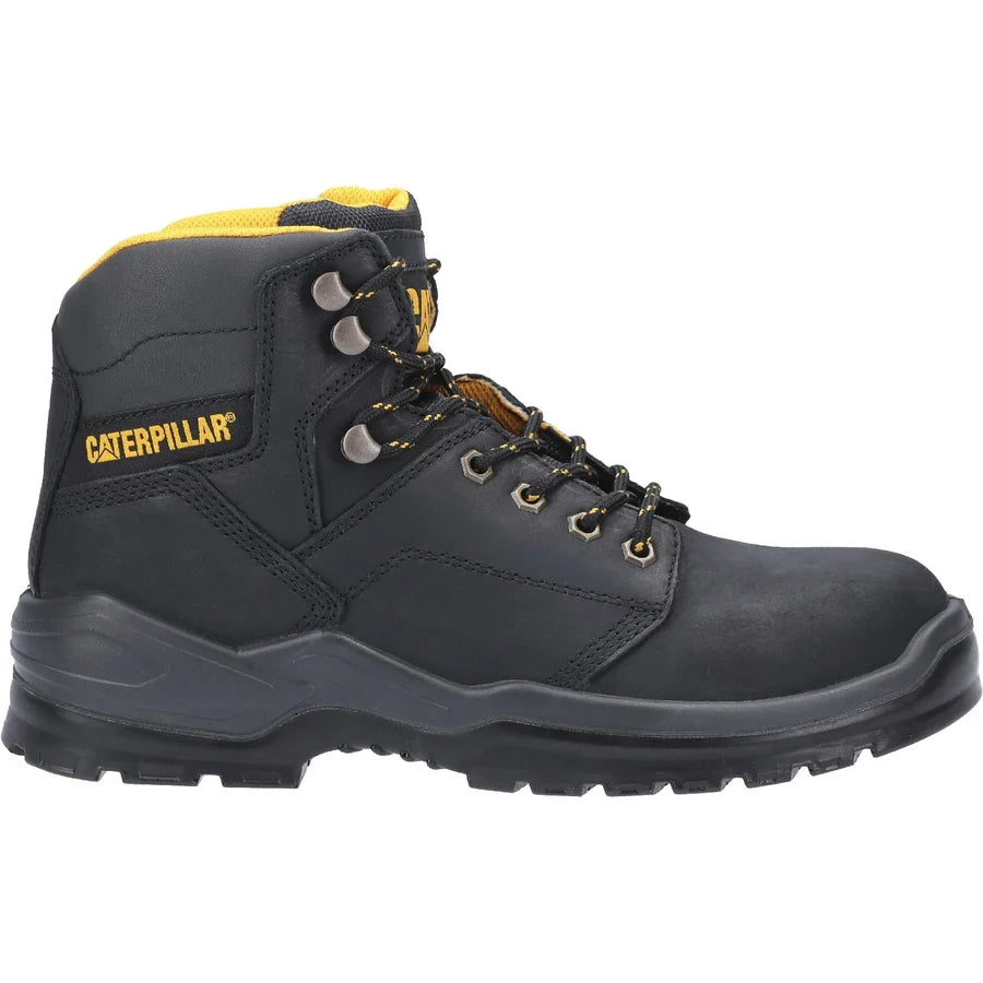 CAT Striver Injected S3 Water Resistant Steel Toe Safety Boots - Black