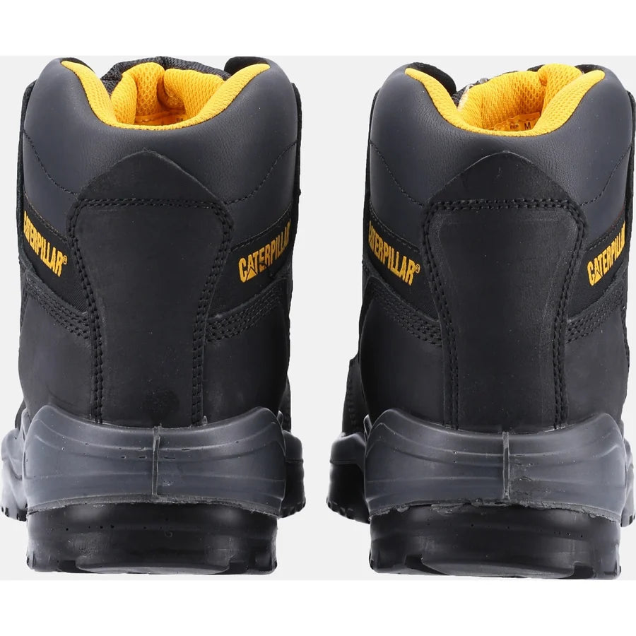 CAT Striver Injected S3 Water Resistant Steel Toe Safety Boots - Black