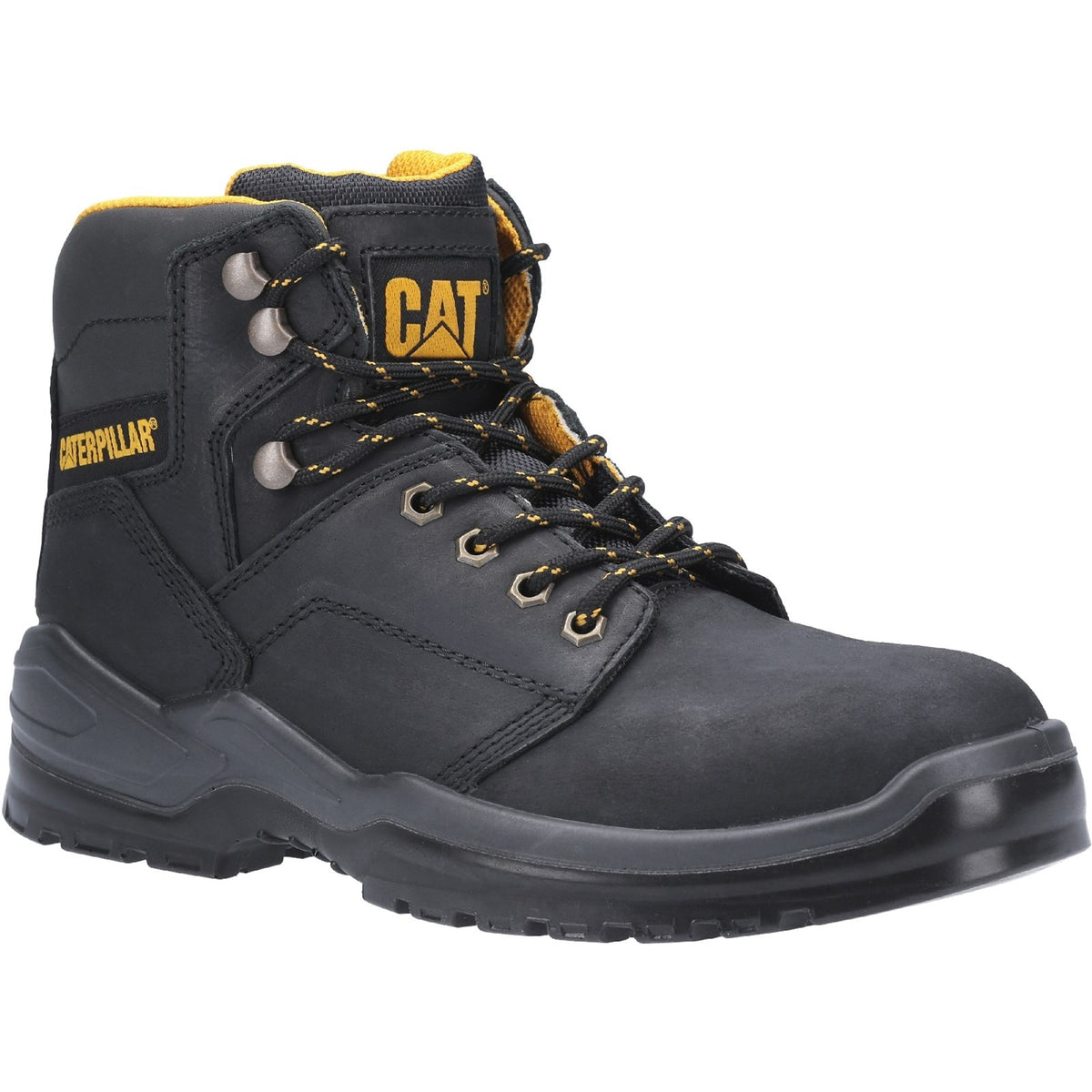 CAT Striver Injected S3 Water Resistant Steel Toe Safety Boots - Black