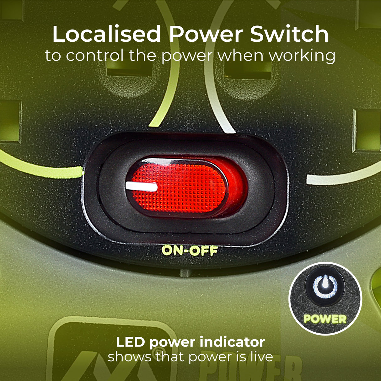 Masterplug Pro-XT 2 Socket, 2 USB A 13A Open Cable Reel 240V