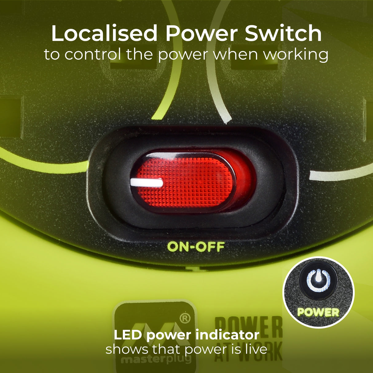 Masterplug Pro-XT 4 Socket 13A Casette Reel 240V