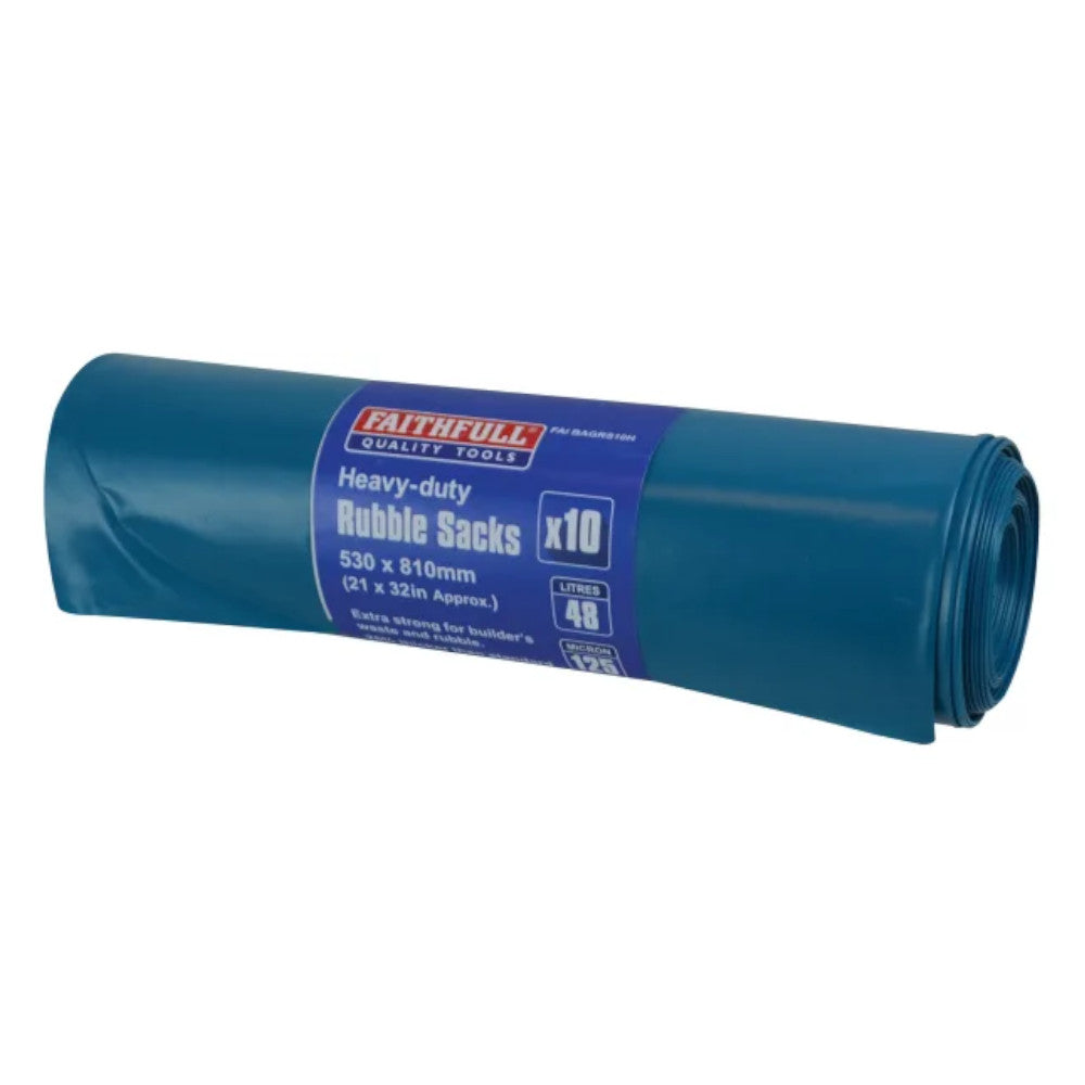 Faithfull Blue Heavy Duty Rubble Sacks