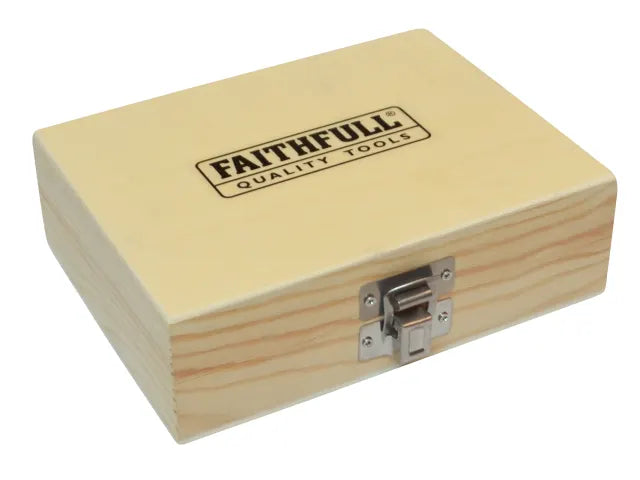 Faithfull 1/4" TCT Router Bit Set 12 Piece
