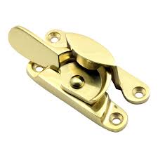 KX570 Fitch Window Fastener Polished Brass Window Catch