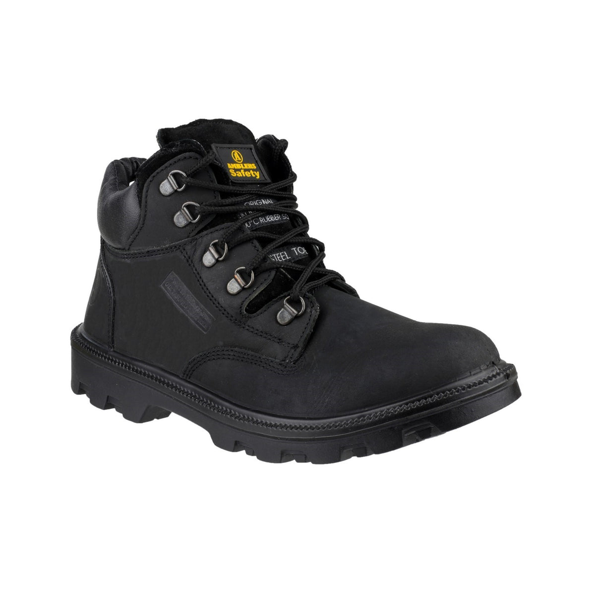 Amblers FS134 Black S3 HRO SRC Steel Toe Safety Chukka Boots