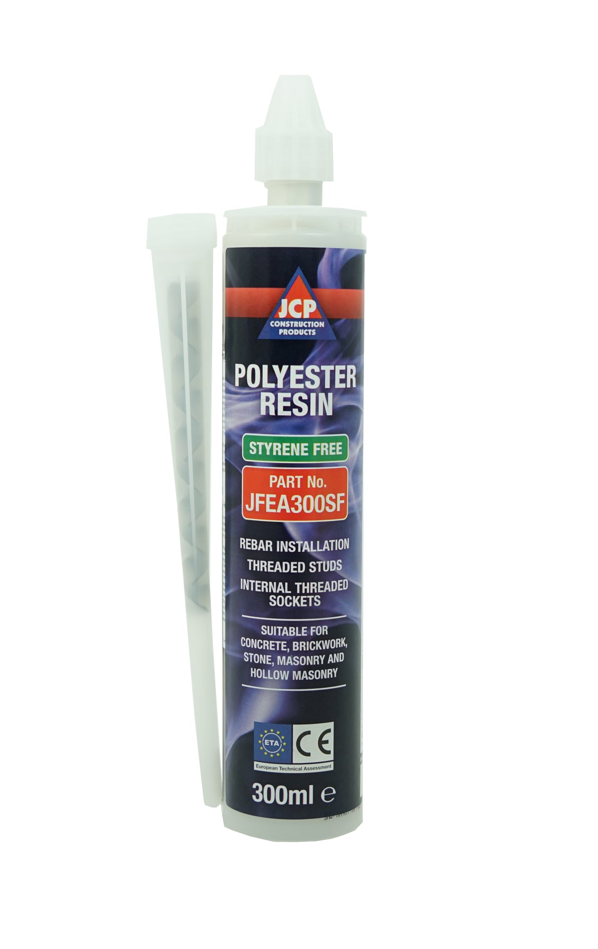 J-Fix Polyester Styrene Free Resin 300ml
