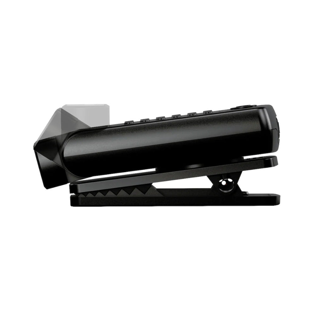 Side view of the Ledlenser W1R WORK Rechargeable Clip Light on a white background