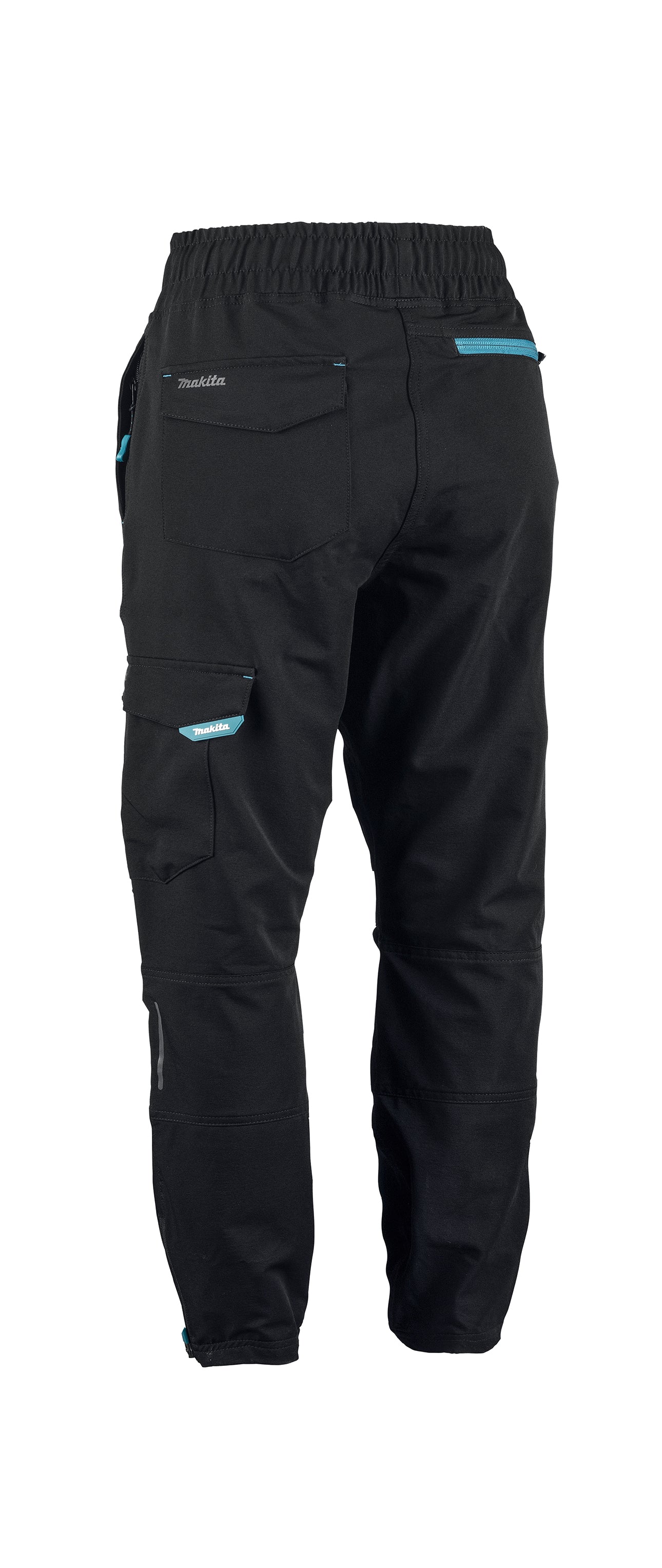 Makita Axis Stretch Joggers MK301M with teal accents on a white background