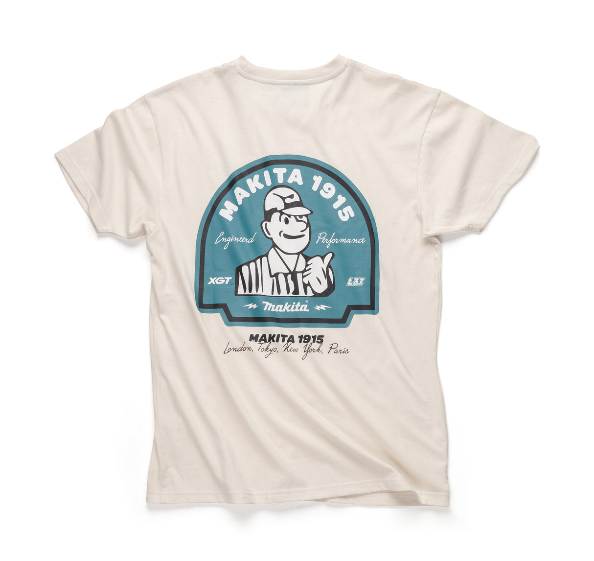 Makita Origin T-Shirt in Off White