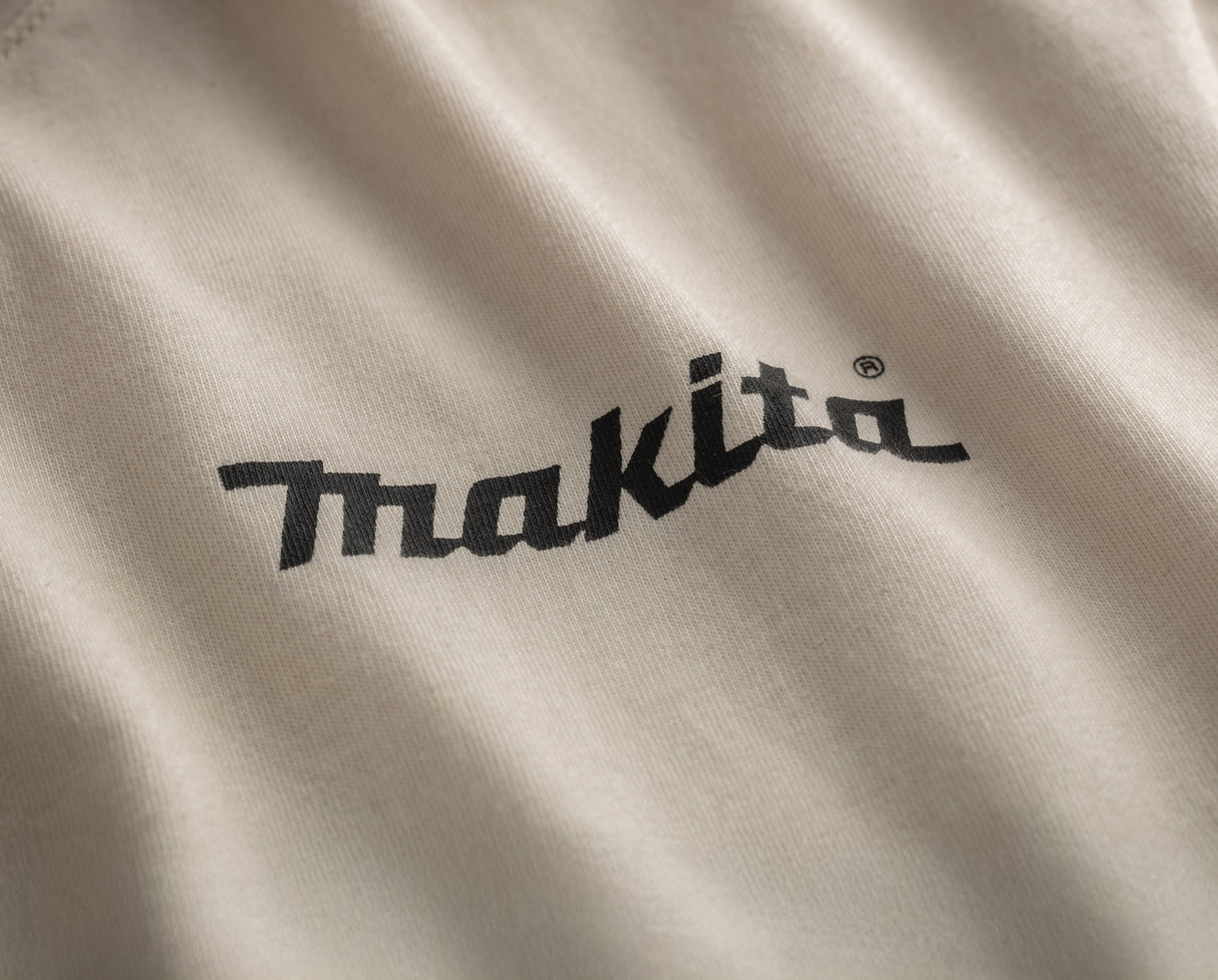 Makita Origin T-Shirt in Off White