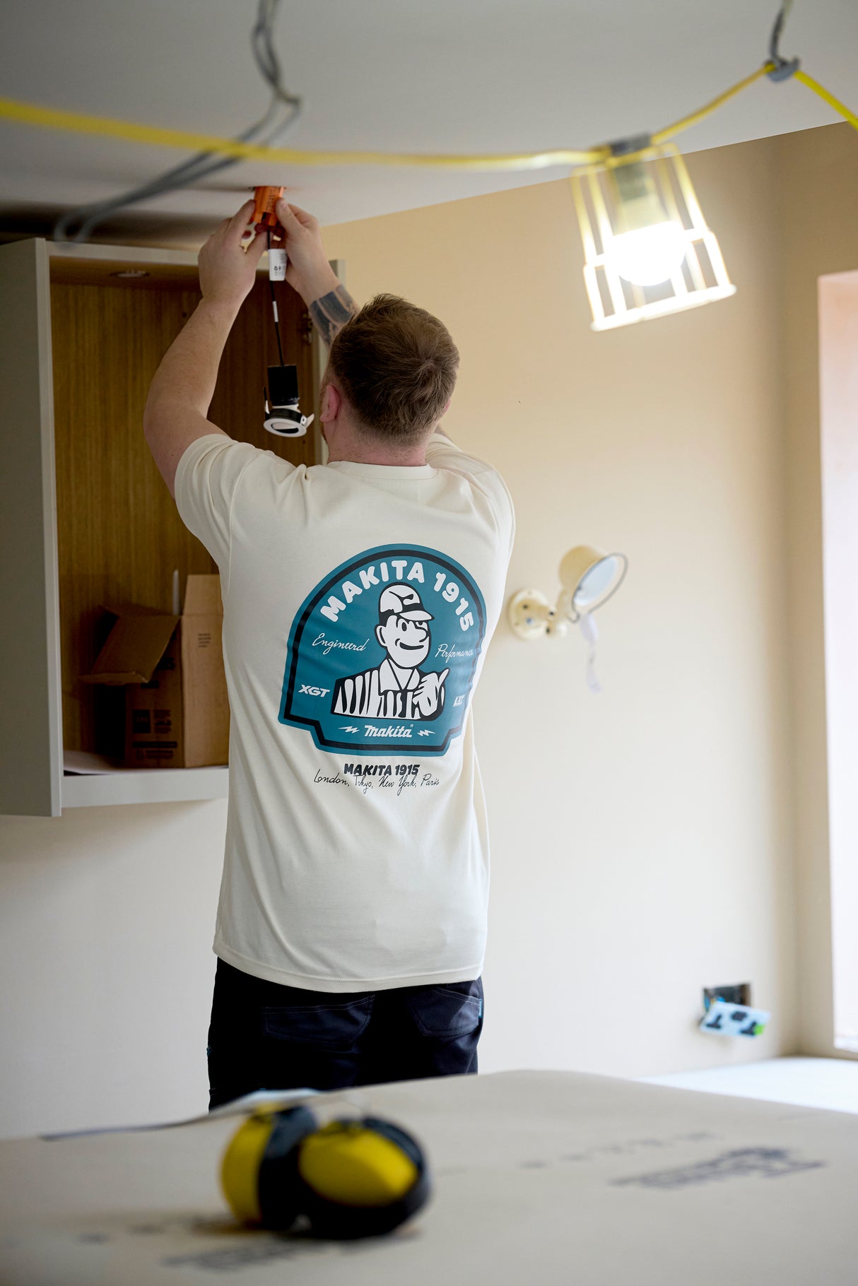 Makita Origin T-Shirt in Off White