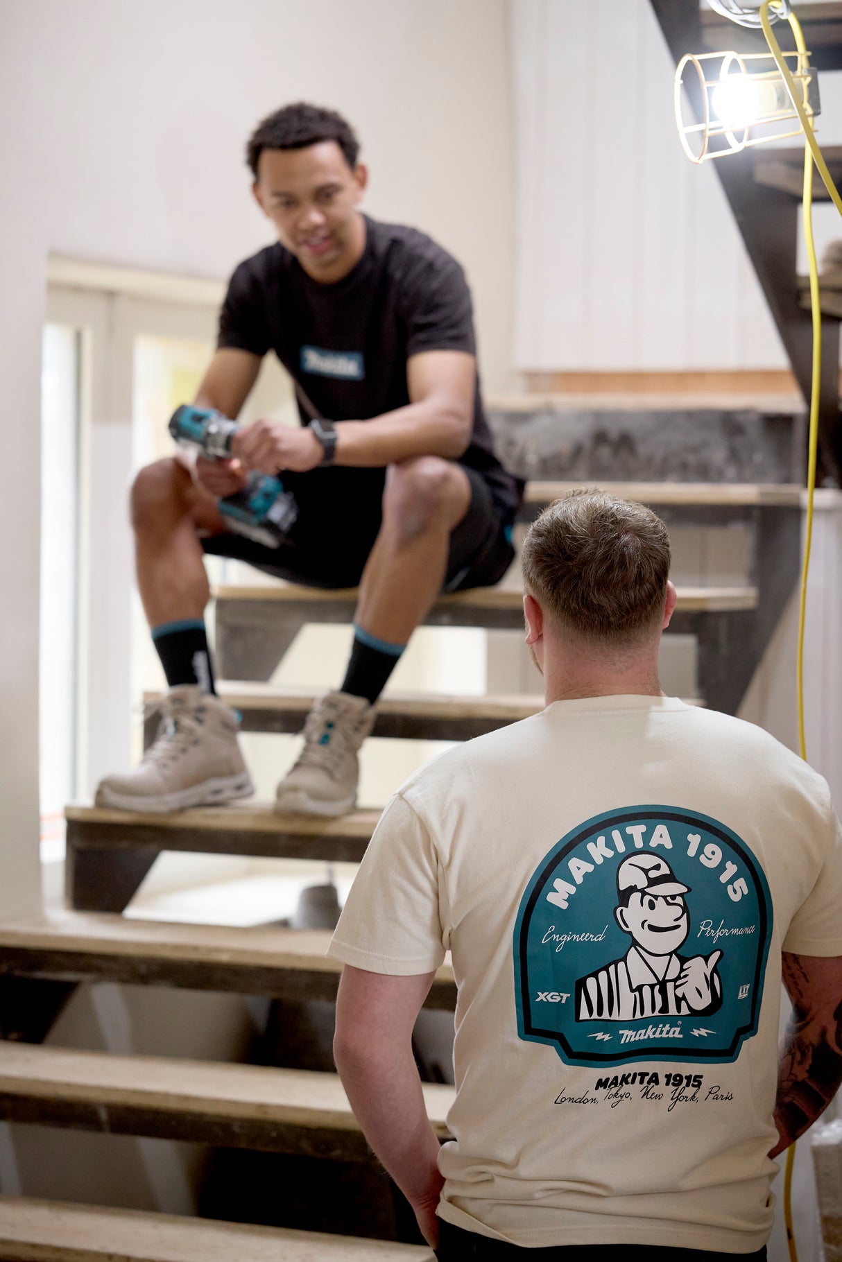 Makita Origin T-Shirt in Off White