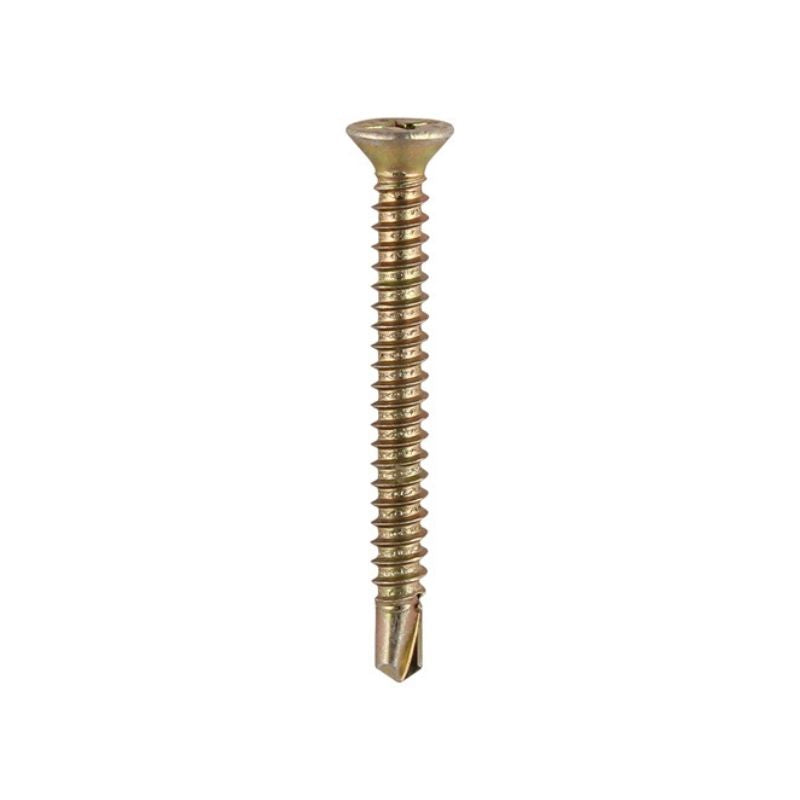 Timco Countersunk Phillips Window Screws With Self Drilling Point (Pack of 100)