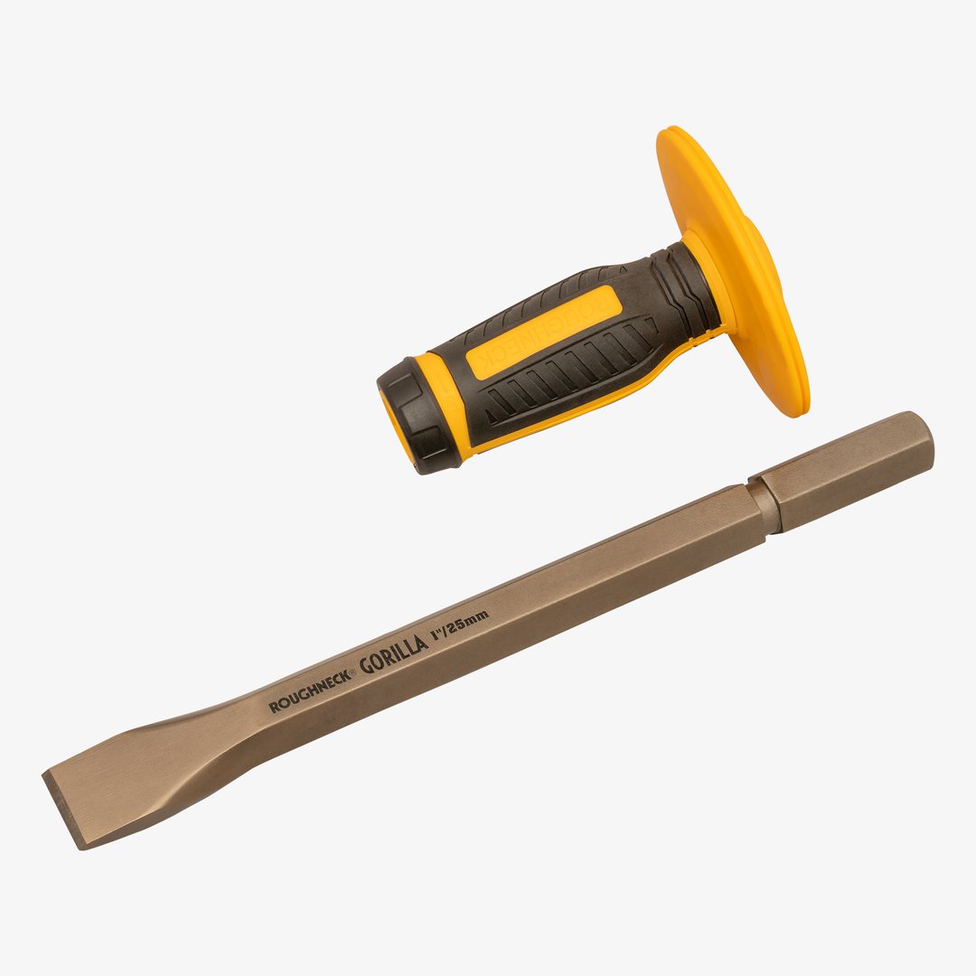 Roughneck Gorilla Cold Chisel With Non-Slip Hand Guard 25x279mm