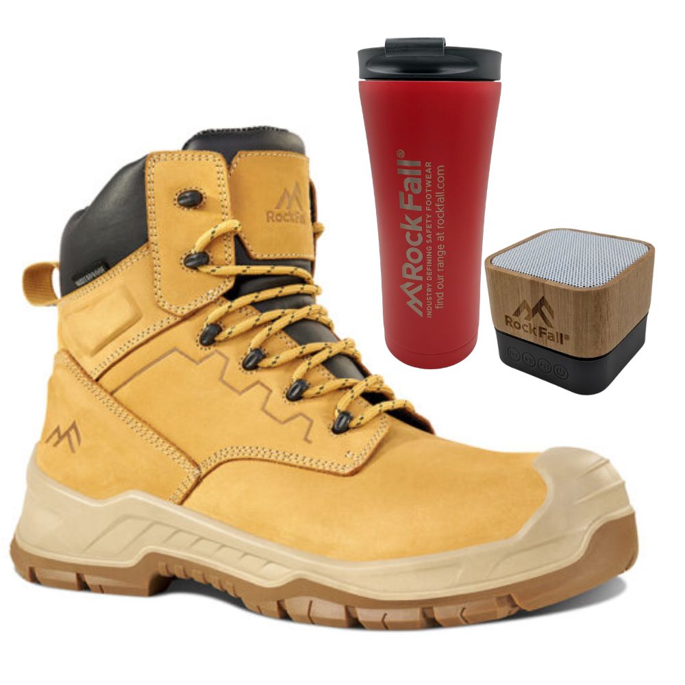Rock fall Colton RF742 Honey Safety Boot With Free Speaker & Travel Mug