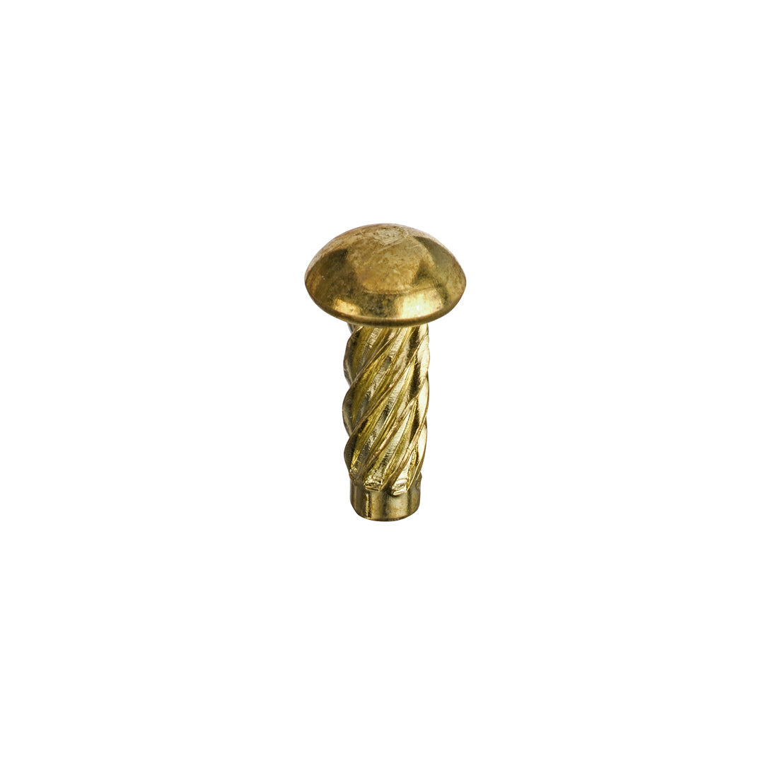Type U Round Head Hammer Drive Screws BS 4174 Electro Brassed Pack of 100