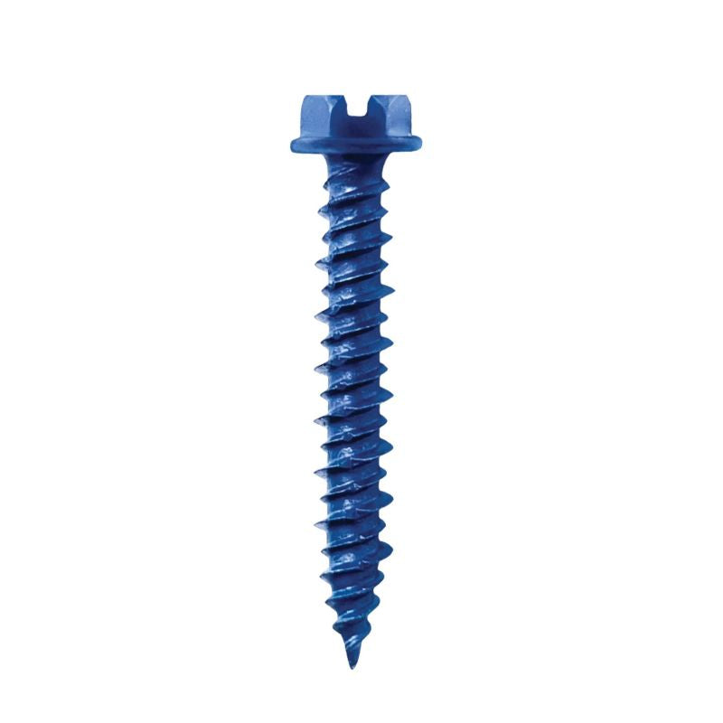 Slotted Hex Head Self Tapping Blue Masonry Screws