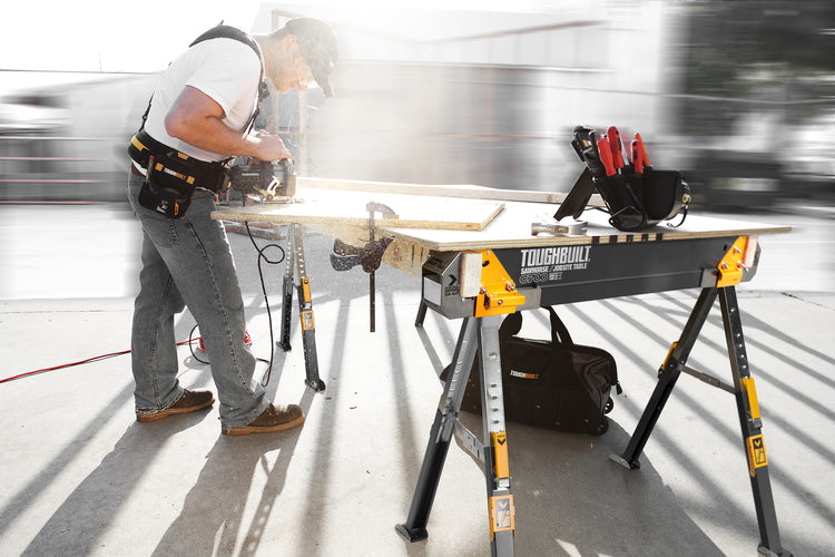 Toughbuilt C700 Folding Sawhorse / Jobsite Table Twin Pack TB-C700-2