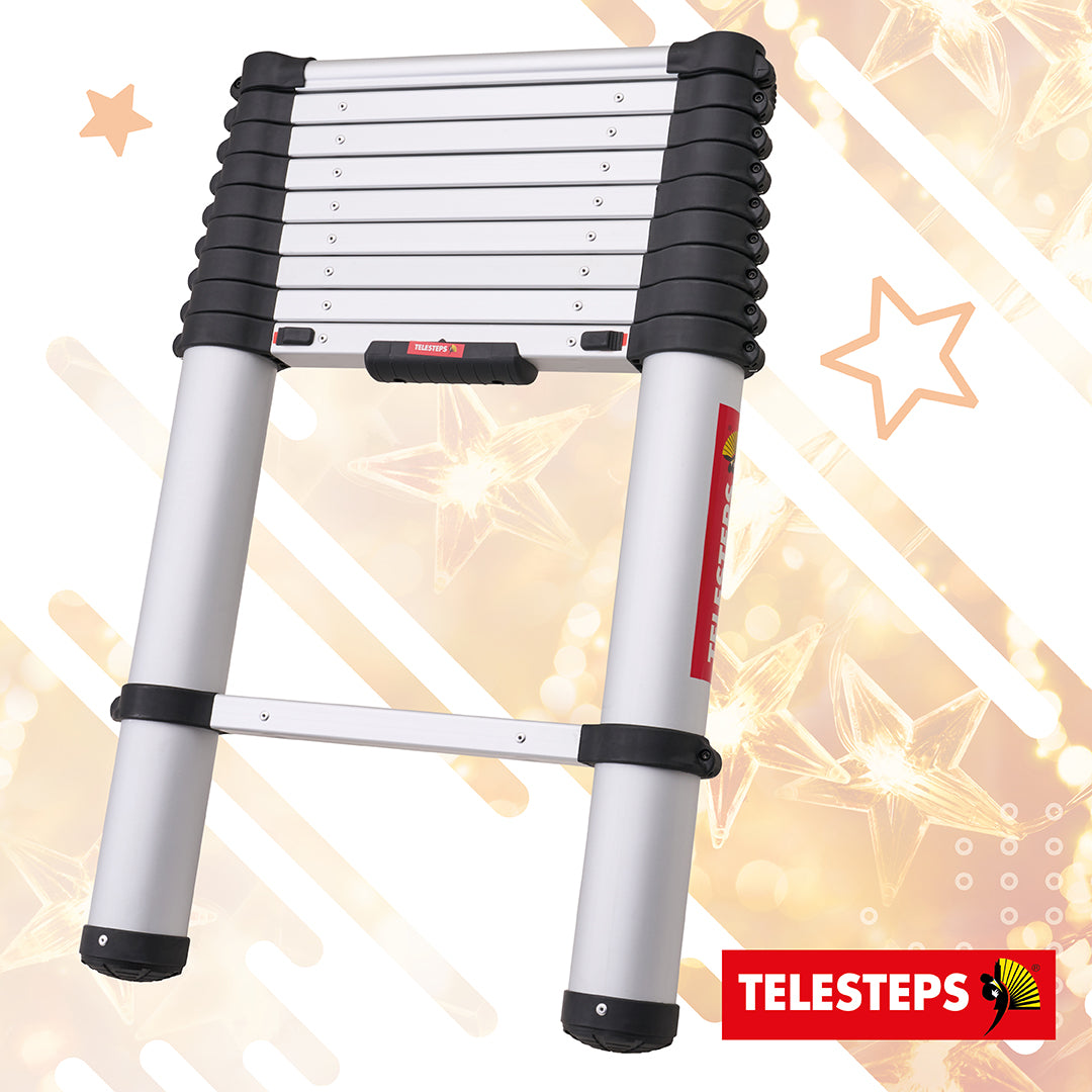 Telesteps Eco-Line 3.0m Aluminium Telescopic Ladder (EN131)