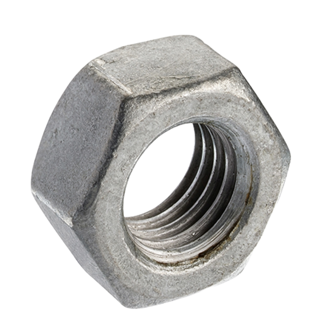 Metric Full Nuts Galvanised Din 934 Grade 8