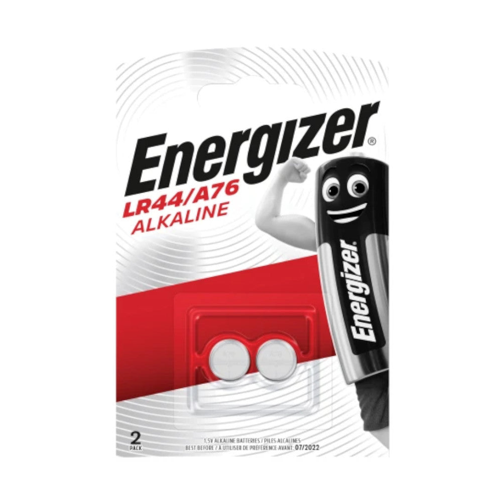 Energizer LR44 Button Cell Battery Pack of 2