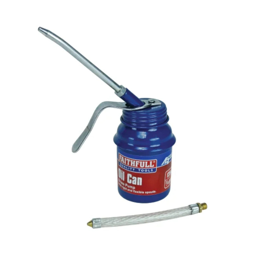Faithfull Pistol Type Oil Can 125ml