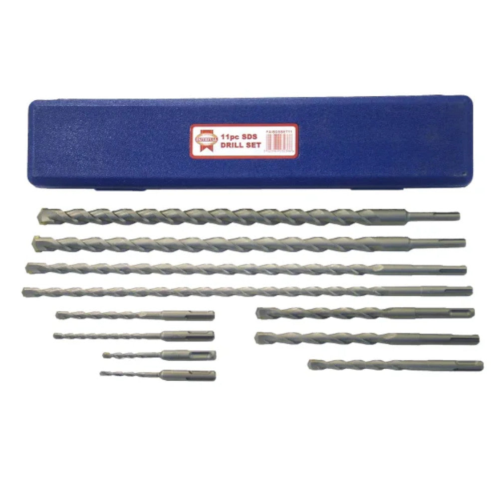 Faithfull 11 Piece SDS Plus Drill Bit Set