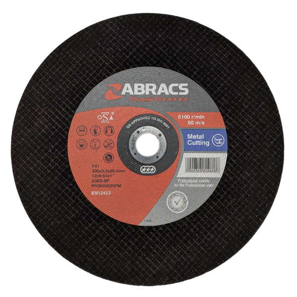 Abracs Phoenix II Metal Cutting Disc 300mm x 3.5mm x 25.4mm