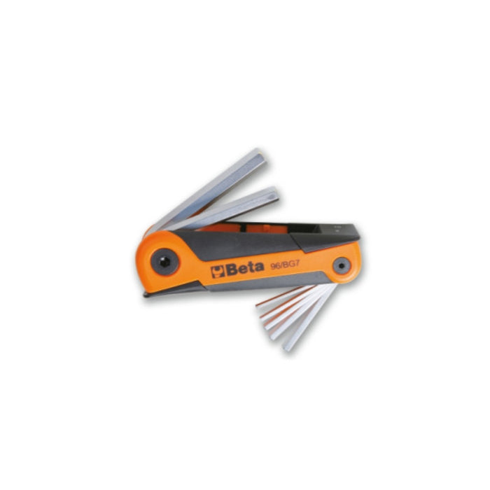 Beta 7 Piece Folding Chrome Metric Hex Key Set 2.5-10mm | 000960368