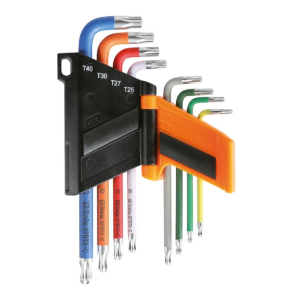 Beta Ball Ended Torx Key Set Colour-Coded 8 Piece | 000971658