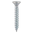 Zinc-plated twin thread screws with Pozi drive head. For wood and other materials.