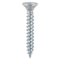 Zinc-plated twin thread screws with Pozi drive head. For wood and other materials.