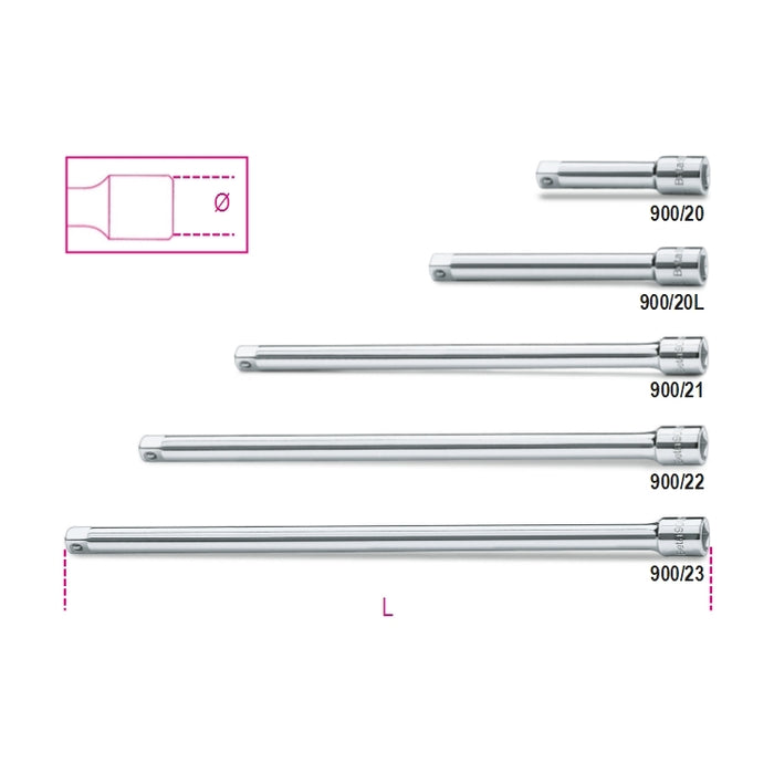 Beta 900 1/4" Extension Bars