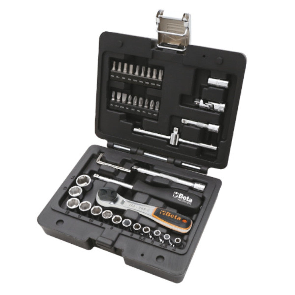 Beta BW903E/C42 1/4" Socket & Bit Set 42 Piece | 009031042