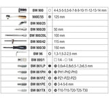 Beta BW903E/C42 1/4" Socket & Bit Set 42 Piece | 009031042