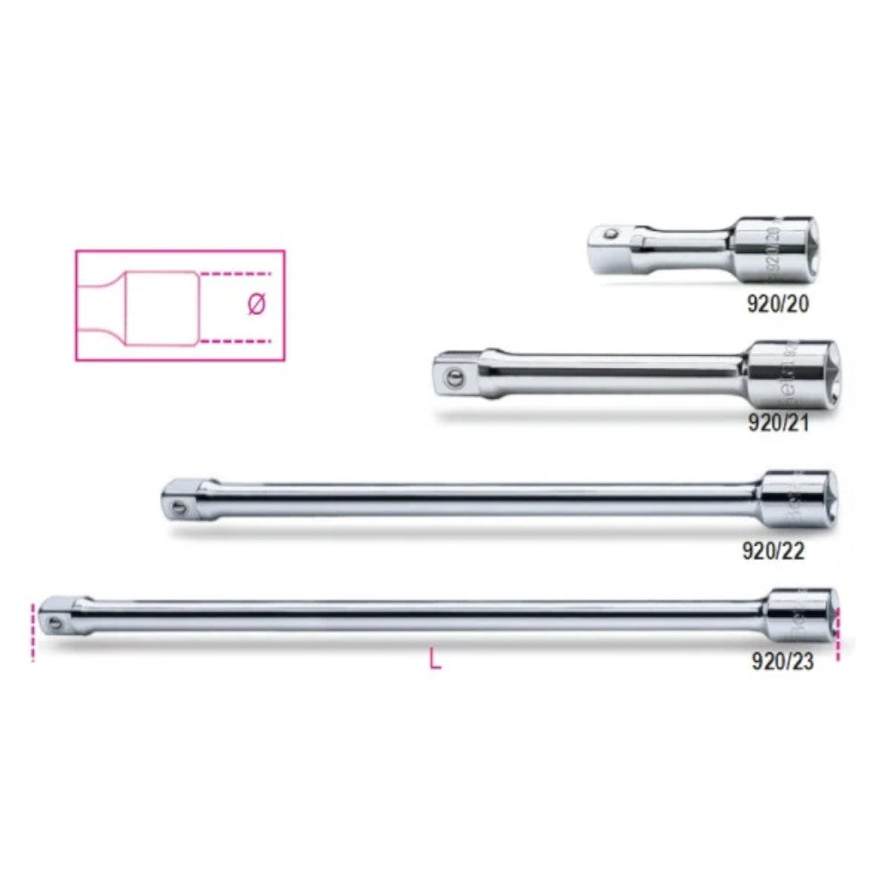 Beta 920 1/2" Drive Extension Bars
