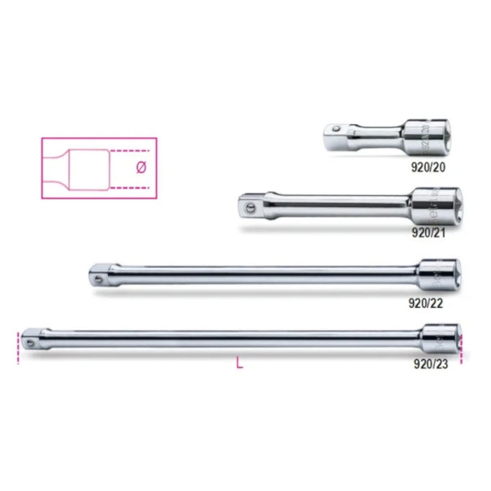 Beta 920 1/2" Drive Extension Bars