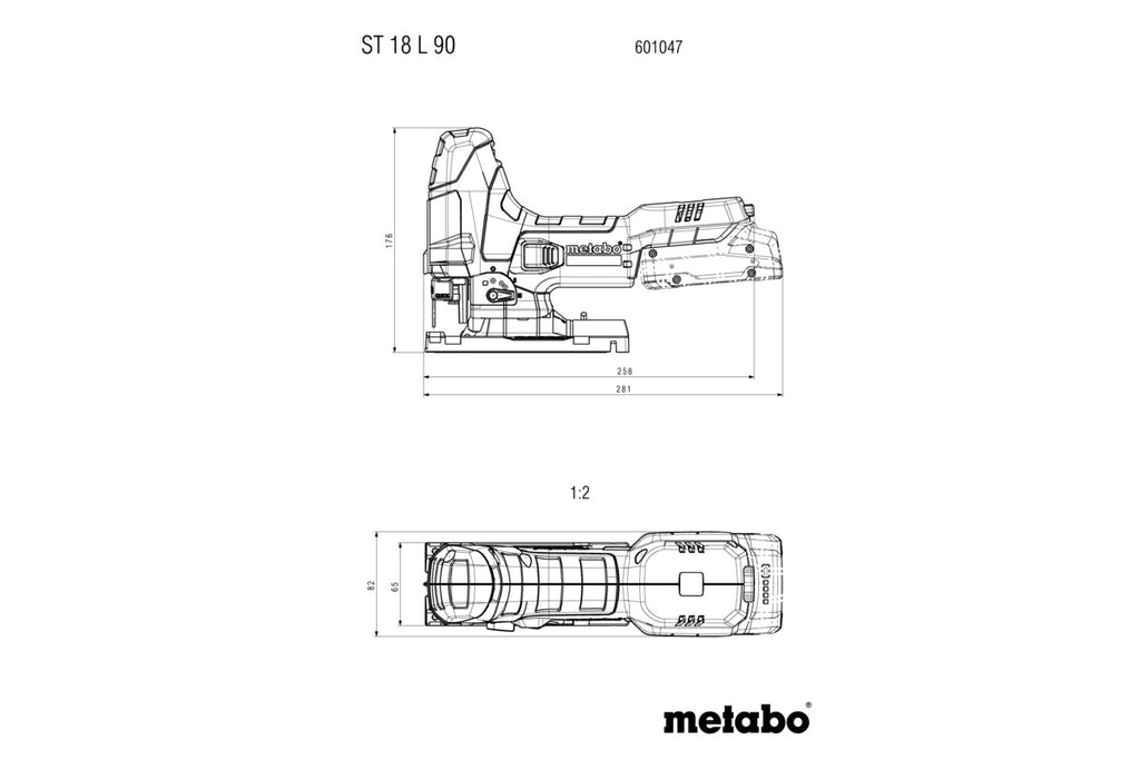 Metabo ST 18 L 90 18V Cordless Jigsaw (Body Only)